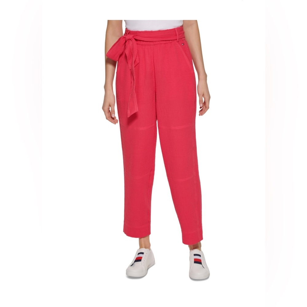 Tommy Hilfiger Belted Pull-On Pants